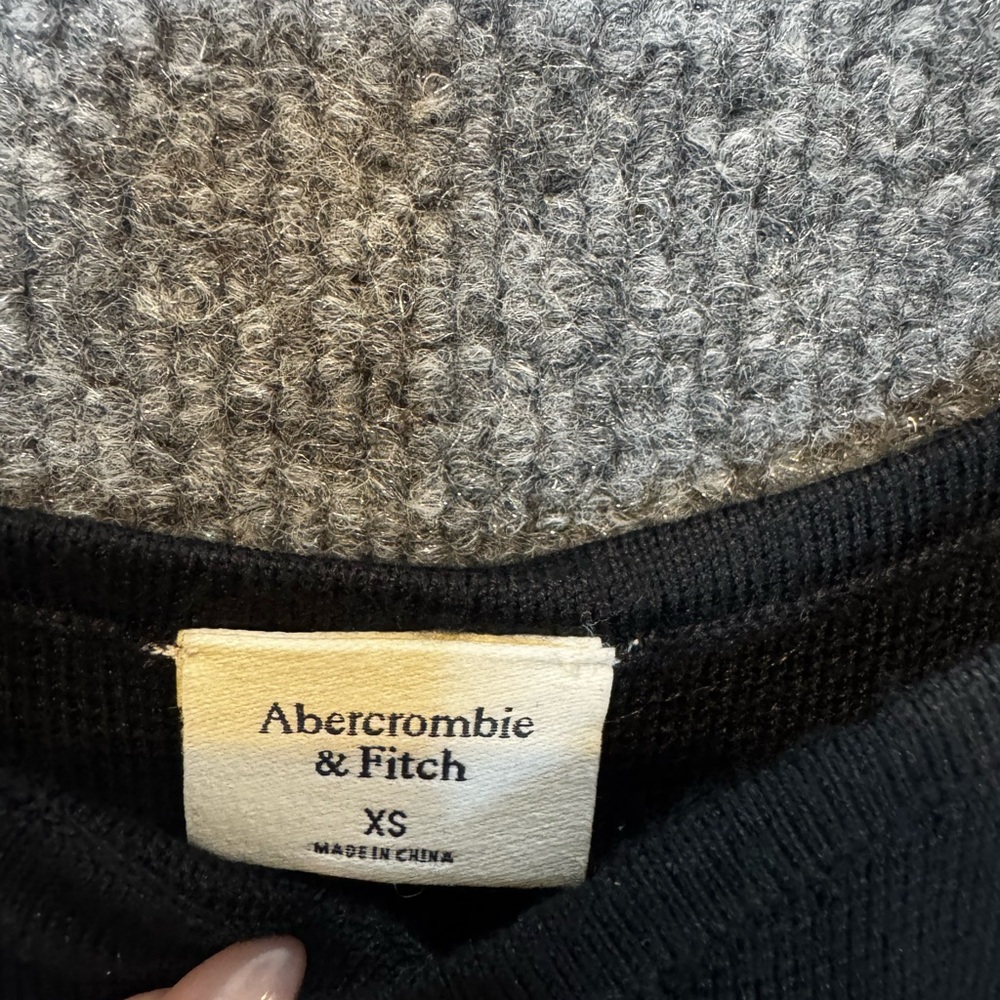 Abercrombie & Fitch Black Bustier Midi Dress - Size Extra small (XS) - Picture 6 of 7